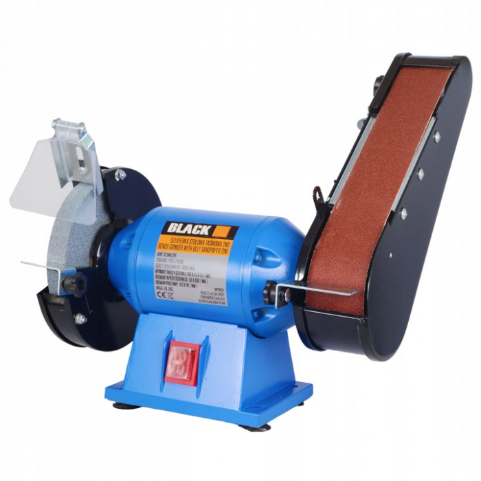 Polizor de banc 250W piatra disc 150mm si cu banda (46505) [6]