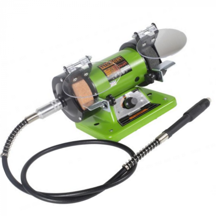 Polizor de banc 75mm 400W 2 pietre si gravor (PBG400) [7]