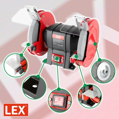 Polizor de banc 950 W 2950 rpm cu 2 pietre slefuire (LXBG15) [3]