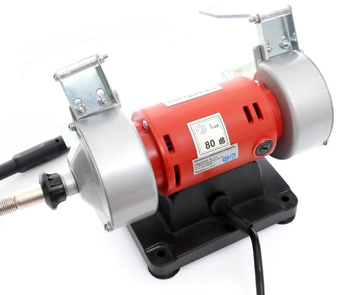 Polizor dublu pentru banc cu prelungitor flexibil 200W (KD544) [7]