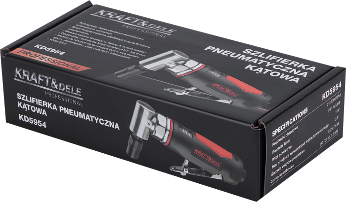 Polizor mini freza biax pneumatica 6mm 21.000rpm (KD5954) [3]