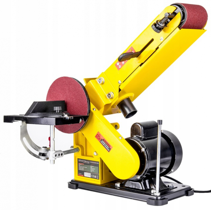 Polizor slefuitor de banc masa 650W cu curea banda disc abraziv (KD5296) [3]