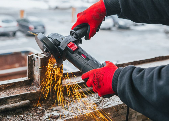 Polizor unghiular 125mm 1300W 230V 11500rpm filet M14 viteza reglabila set 10 discuri (RTSZK0013) [14]