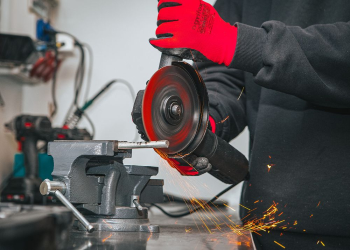 Polizor unghiular 125mm 1300W 230V 11500rpm filet M14 viteza reglabila set 10 discuri (RTSZK0013) [11]