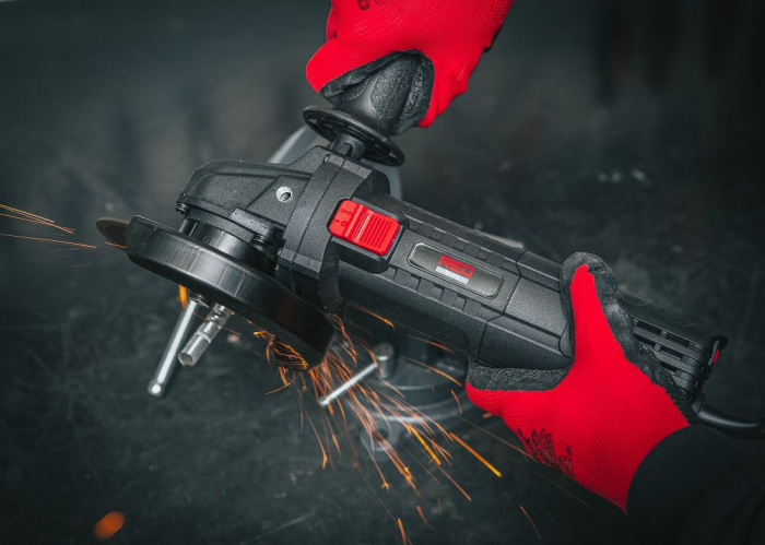 Polizor unghiular 125mm 1300W 230V 11500rpm filet M14 viteza reglabila set 10 discuri (RTSZK0013) [13]