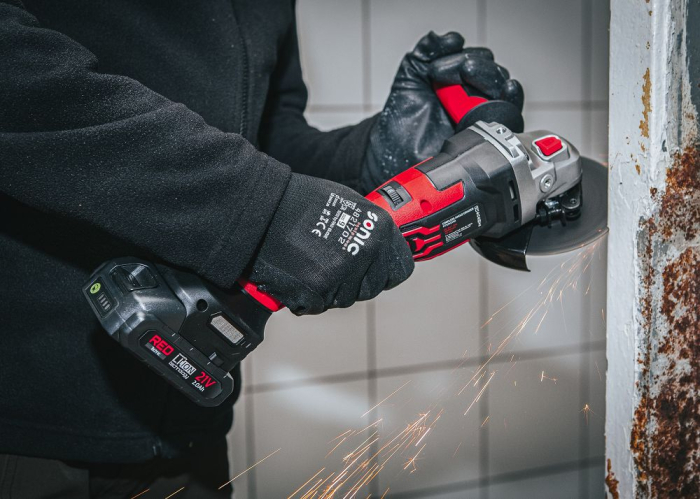 Polizor unghiular 125mm 21V 2 baterii li-ion 2000Ah 10000rpm filet M14 set 10 discuri incarcare rapida (RTSZK0140) [12]