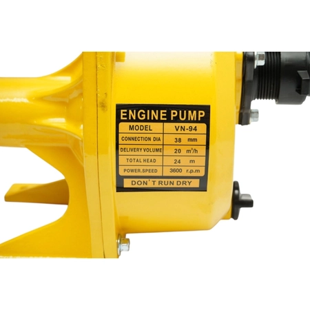 Pompa apa centrifuga autoamorsanta cu fulie dubla 3kW, 1.5 toli, debit 20 m3/h, adancime aspiratie 7m, inaltime pompare 24m pentru irigatii (DISVN94) [5]