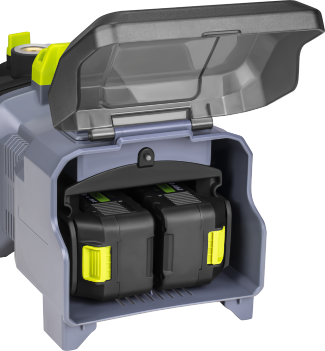 Pompa apa gradina cu acumulator 40V debit 3500 l h inaltime refulare 30 m cu 2 baterii 6Ah si incarcator (KD5270) [13]