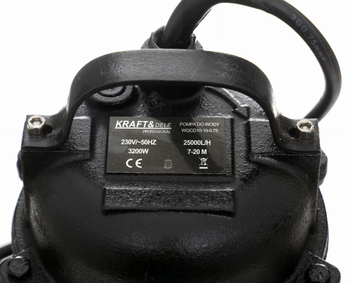 Pompa apa murdara cu tocator 3200W (KD764) [6]