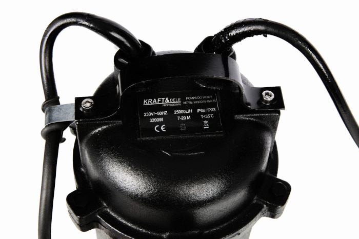 Pompa apa murdara cu tocator plutitor flotor 3200W (KD765) [11]