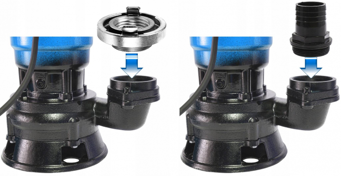 Pompa apa murdara submersibila cu cutit tocator 2tol (B5200) [8]