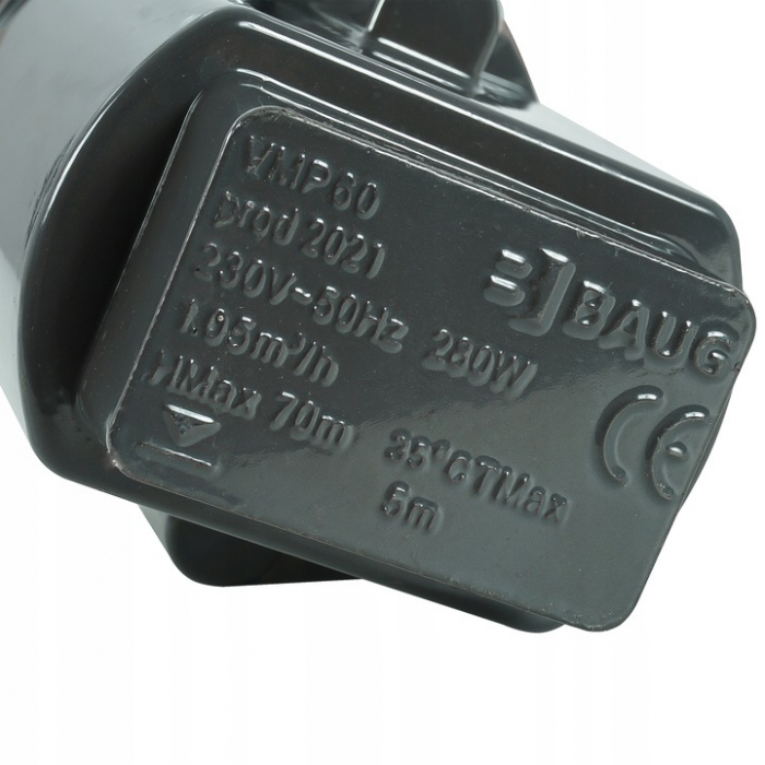 Pompa apa submersibila diafragma vibratie 280W 1050L h 70m (B5202) [7]