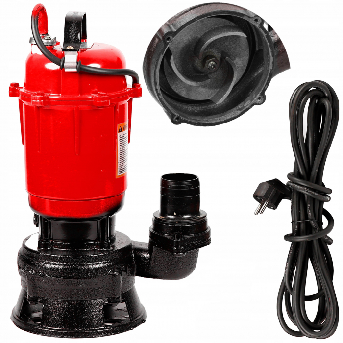 BlackFriday Pompa apa submersibila murdara 3200W + furtun 20m pompieri (CP-5501+20M) [3]