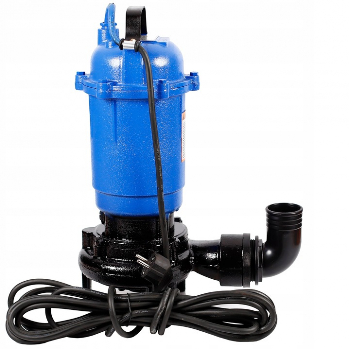 Pompa apa submersibila murdara cu tocator cutit exterior 3265W + furtun pompieri 20m (CP-5509+20M) [4]