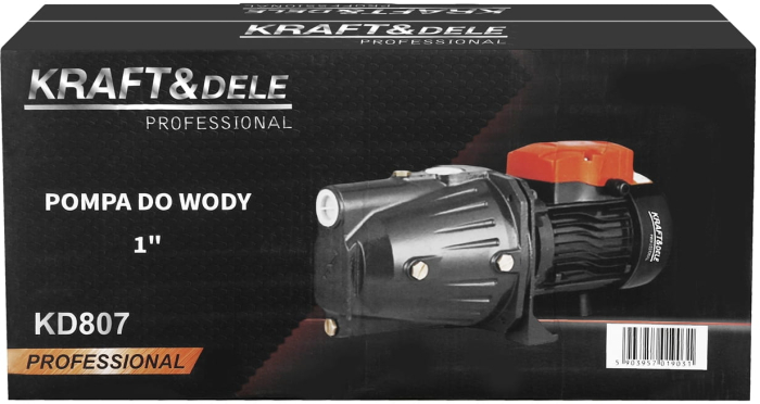 Pompa apa suprafata hidrofor 850W 65L/min 1 tol refulare 48 m aspiratie 6 m (KD807) [19]