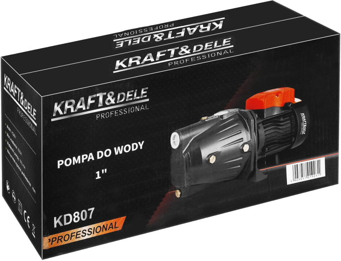Pompa apa suprafata hidrofor 850W 65L/min 1 tol refulare 48 m aspiratie 6 m (KD807) [20]