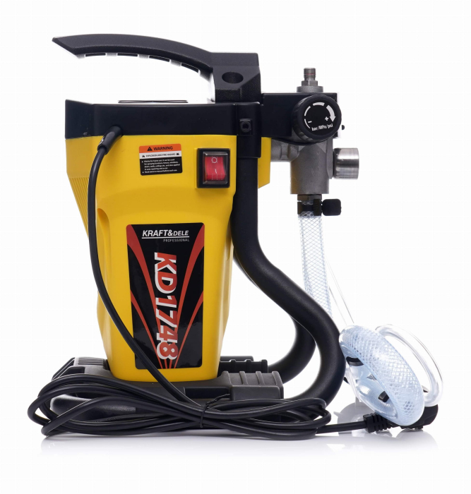 Pompa aparat zugravit vopsit airless electrica cu piston 1550W (KD1748) [7]