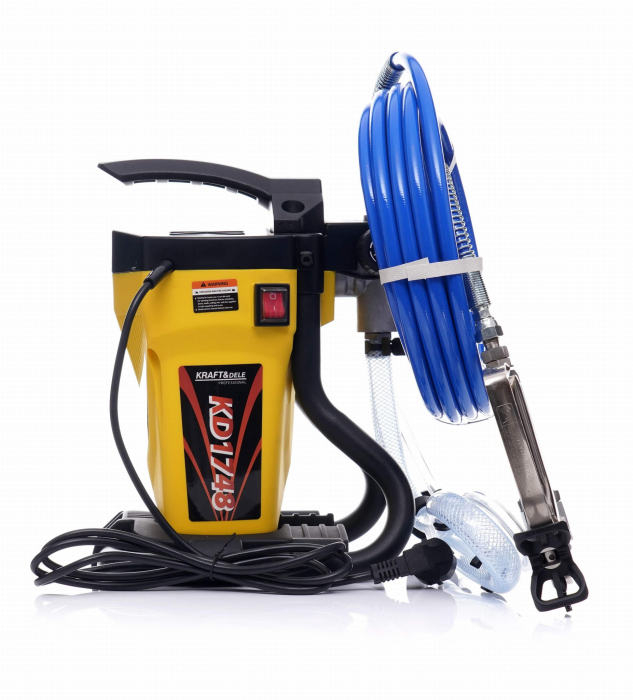 Pompa aparat zugravit vopsit airless electrica cu piston 1550W (KD1748) [6]