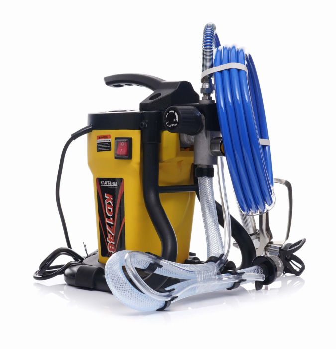 Pompa aparat zugravit vopsit airless electrica cu piston 1550W (KD1748) [2]