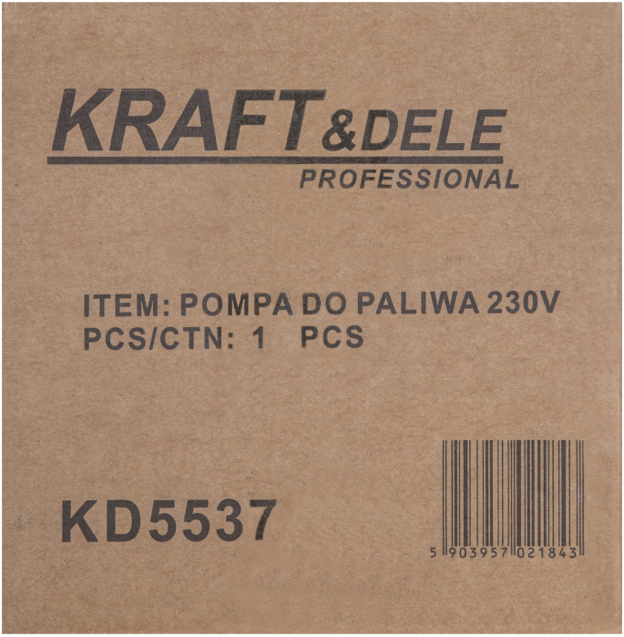 Pompa combustibil 230V 550W cu debit 60 l/min pentru motorina si kerosen (KD5537) [10]