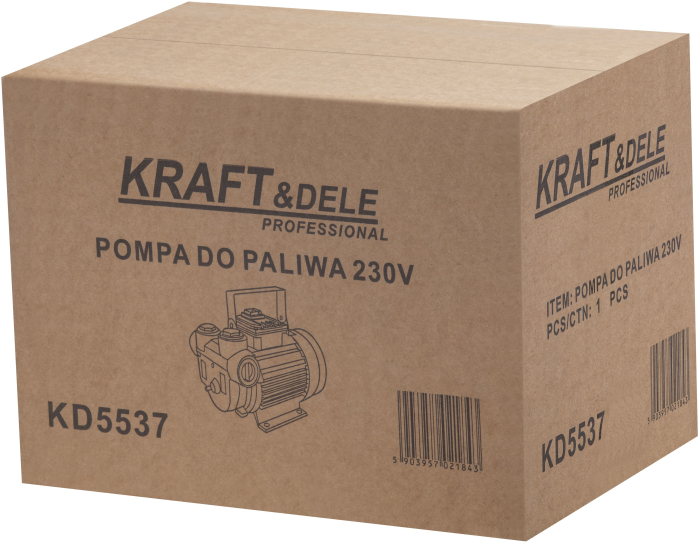 Pompa combustibil 230V 550W cu debit 60 l/min pentru motorina si kerosen (KD5537) [11]