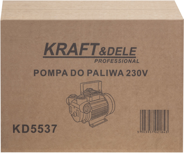 Pompa combustibil 230V 550W cu debit 60 l/min pentru motorina si kerosen (KD5537) [12]