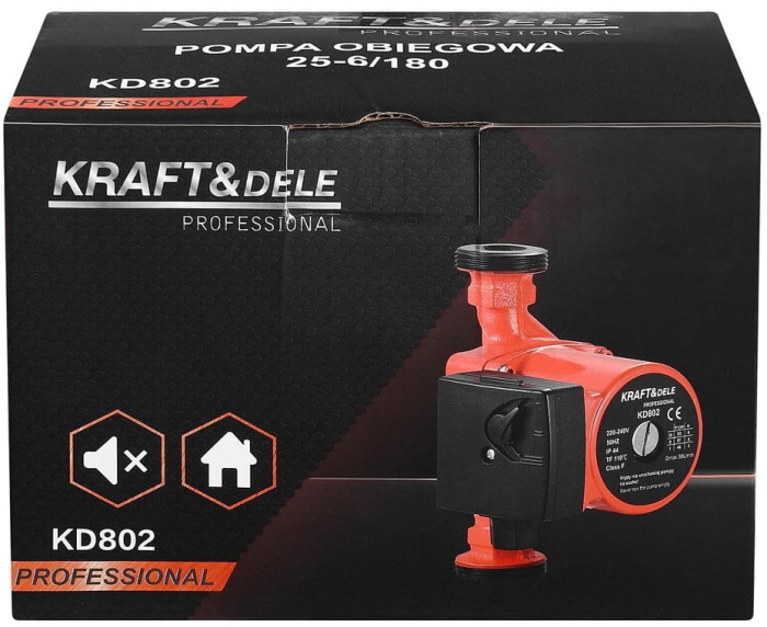 Pompa de circulatie 25-6/180 230V pentru sisteme de incalzire cu debit 58 l/min (KD802) [9]