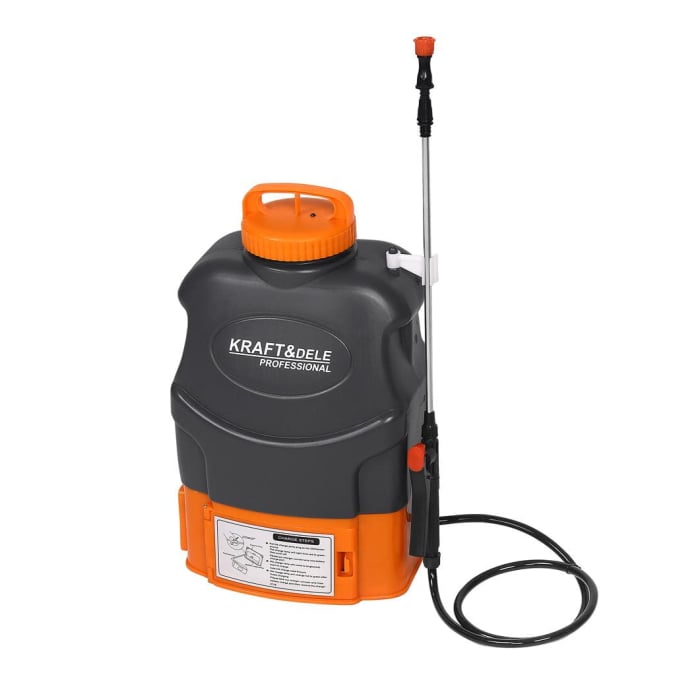 Pompa de stropit 16L 12V 8Ah cu acumulator pulverizator pe baterie + accesorii (KD2030) [4]