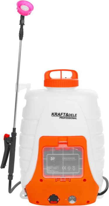 Pompa de stropit 18L 12V 8Ah cu acumulator pulverizator pe baterie + accesorii (KD2031) [2]