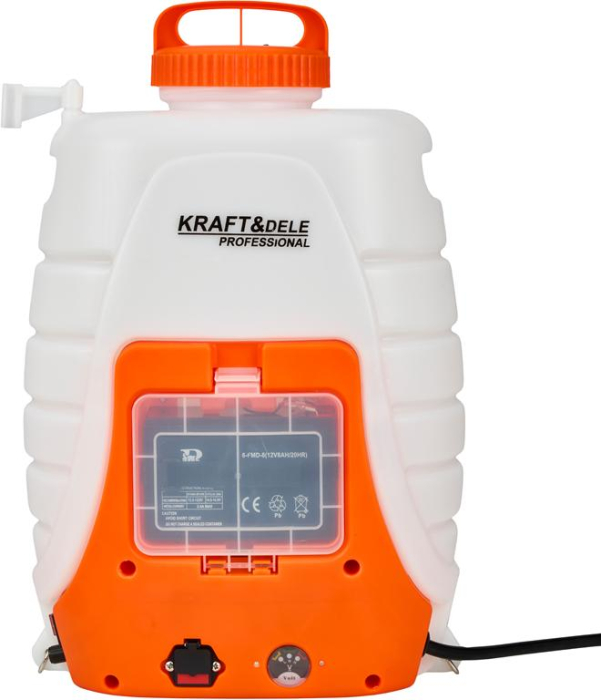 Pompa de stropit 18L 12V 8Ah cu acumulator pulverizator pe baterie + accesorii (KD2031) [16]