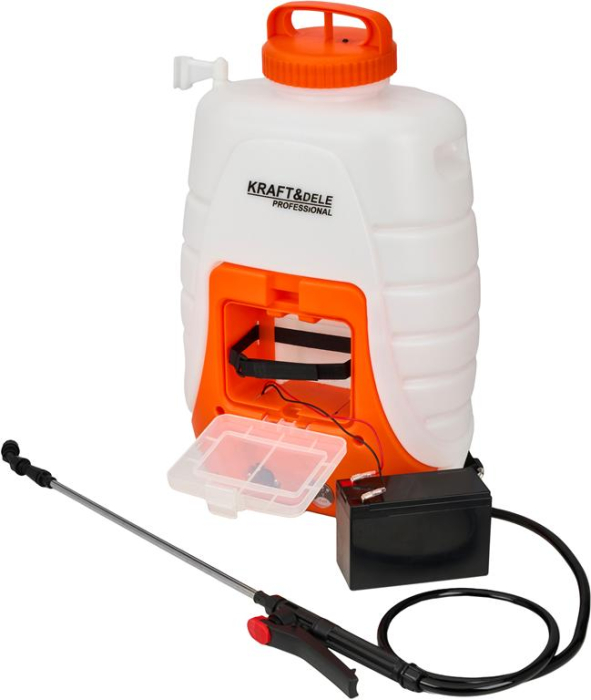 Pompa de stropit 18L 12V 8Ah cu acumulator pulverizator pe baterie + accesorii (KD2031) [19]