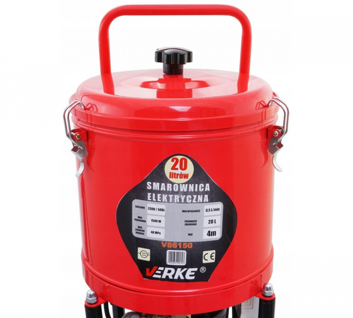Pompa electrica gresat 20L 1500W furtun 4m gresor (V86150) [9]