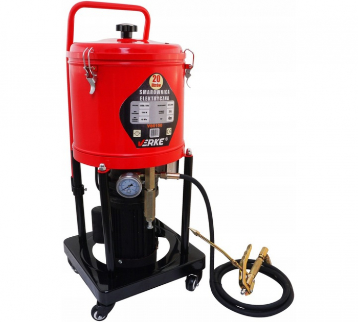 Pompa electrica gresat 20L 1500W furtun 4m gresor (V86150) [6]