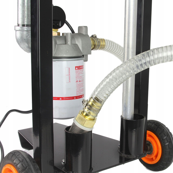 Pompa electrica pentru ulei si motorina 230V, 1100W, 50 l/min, cu furtun si pistol (M79928A) [5]