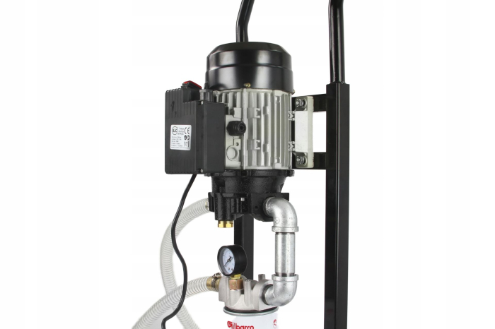 Pompa electrica pentru ulei si motorina 230V, 1100W, 50 l/min, cu furtun si pistol (M79928A) [4]