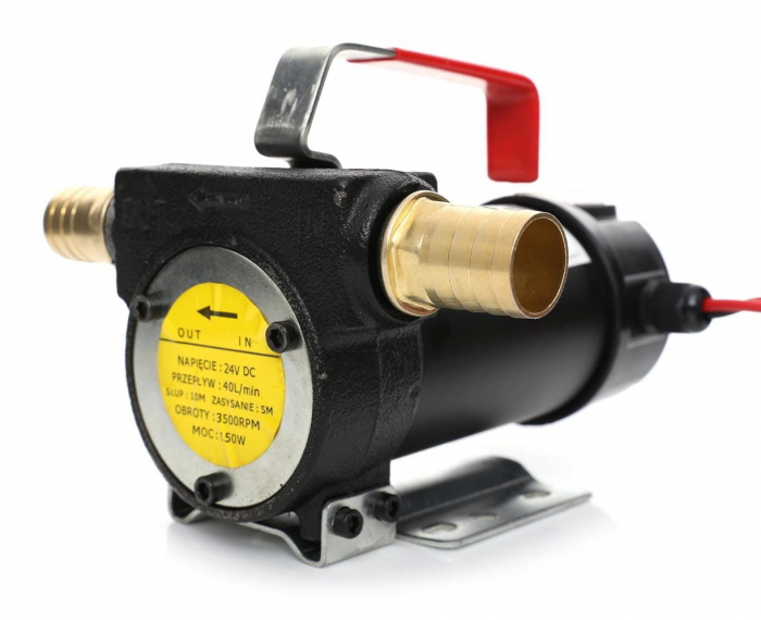 Pompa electrica transfer ulei combustibil lichid 12V 40Lmin (KD1159) [8]