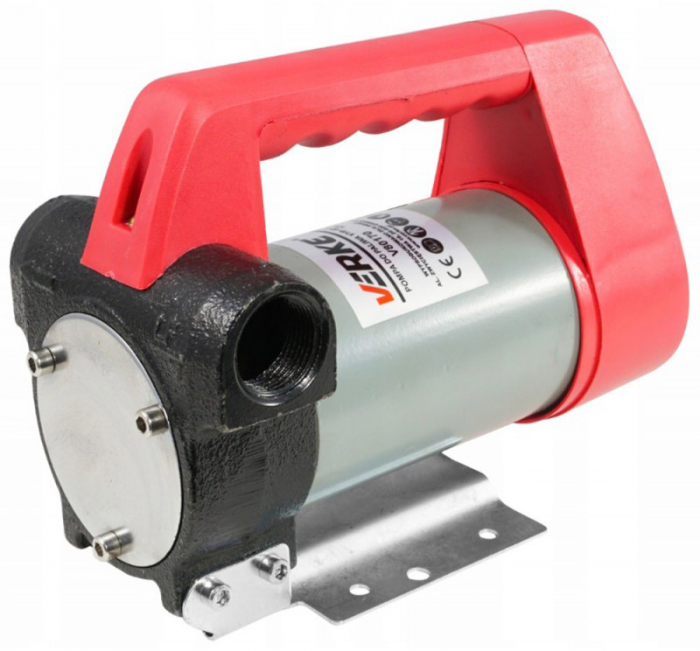 Pompa electrica transfer ulei combustibil lichid 12V 50L/min (V80170) [3]