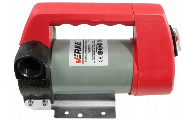 Pompa electrica transfer ulei combustibil lichid 12V 50L/min (V80170) [11]