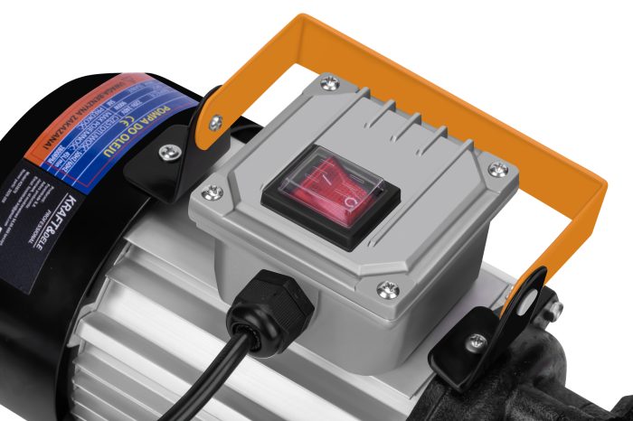 Pompa electrica transfer ulei combustibil lichid 220 230V 900W 45Lmin (KD3570) [6]