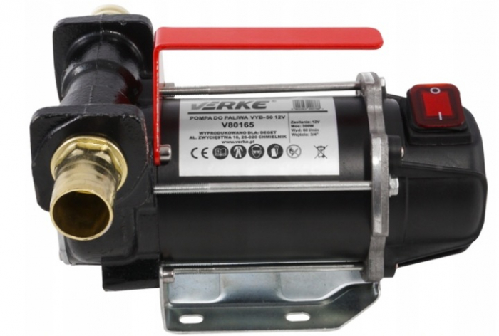 Pompa electrica transfer ulei combustibil lichid 24V 50Lmin (V80168) [8]