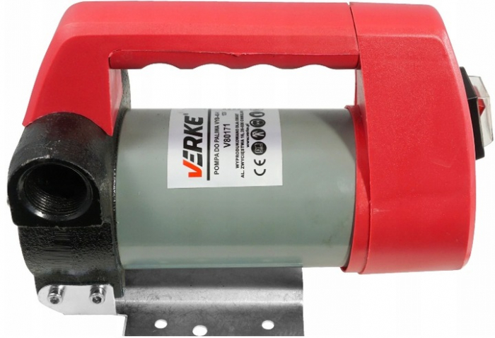 Pompa electrica transfer ulei combustibil lichid 24V 50L/min (V80171) [4]