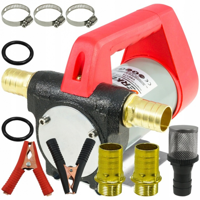 Pompa electrica transfer ulei combustibil lichid 24V 50L/min (V80171) [1]