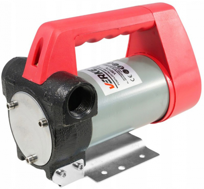 Pompa electrica transfer ulei combustibil lichid 24V 50L/min (V80171) [9]