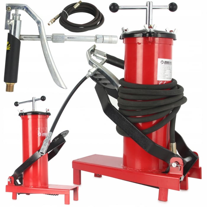 Pompa gresare manuala 3L gresor furtun 4m (M78069) [1]