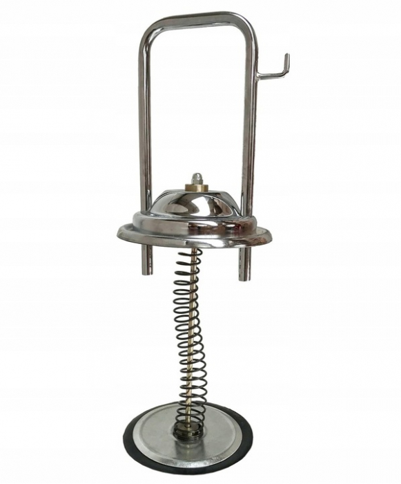 Pompa gresat 15L actionare pedala picior furtun 4m gresor (V86132) [2]
