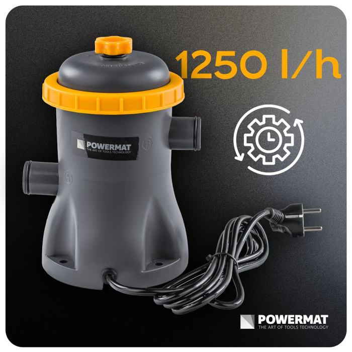 Pompa piscina cu filtru 1250 l h 16W conexiune 32 mm tip I PM1512 (PM-PFDB-16T) [21]