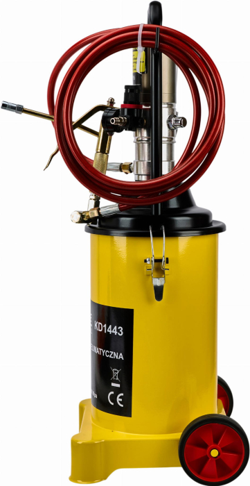 Pompa pistol gresare pneumatica 12L gresor furtun 4m (KD1443) [5]