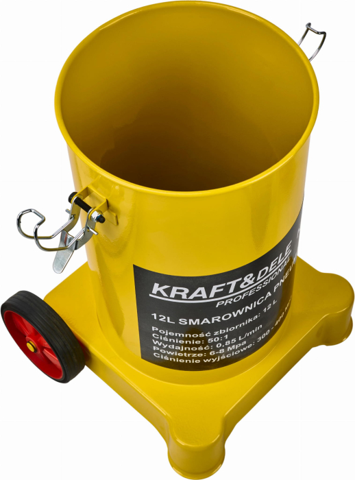 Pompa pistol gresare pneumatica 12L gresor furtun 4m (KD1443) [14]