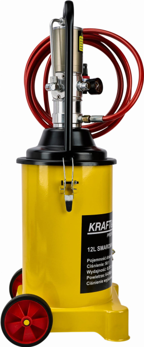 Pompa pistol gresare pneumatica 12L gresor furtun 4m (KD1443) [3]