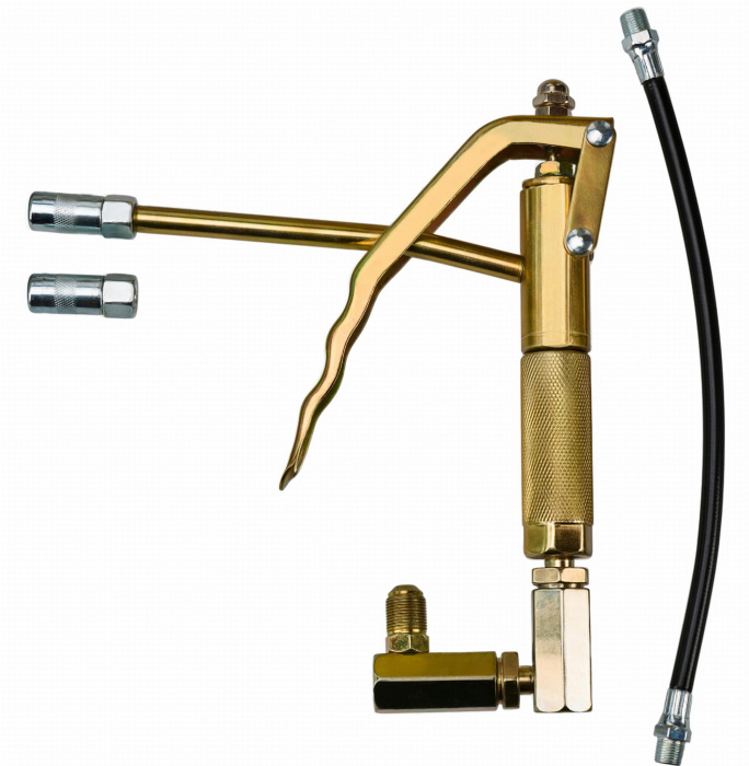 Pompa pistol gresare pneumatica 12L gresor furtun 4m (KD1443) [16]